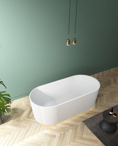 Laisvai pastatoma vonia PACIFIC COM LED Matinė 750x1700 mm